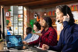 training sistem IVR call center bank Jakarta